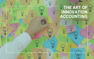 A hand putting post-its with a lightbulb on a whiteboard